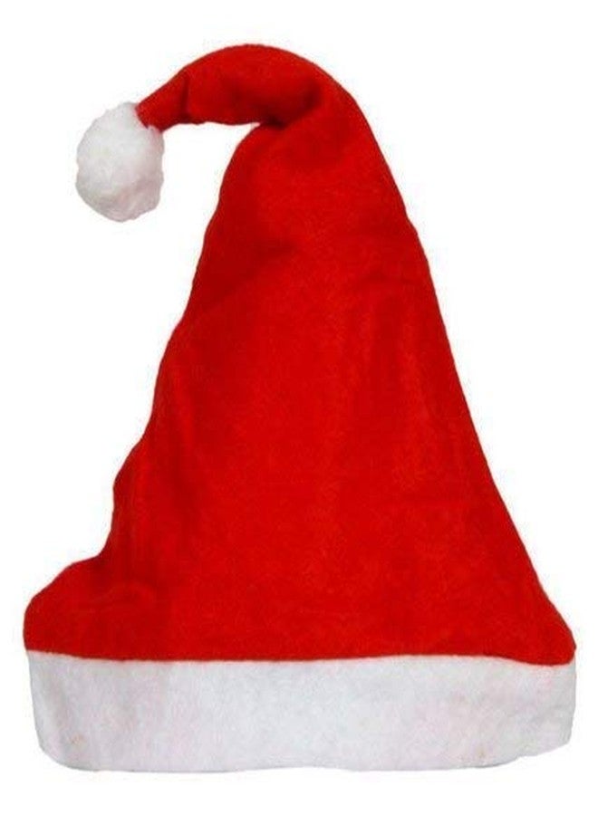 SAMARIYA Santa Christmas Cap for Kids and Adults, Free Size, Christmas Cap Men and Women Christmas Party Celebration Christmas Santa Caps (Pack of 18)… - Image 1